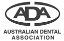 knightstreetdentists.com.au | Australian Dental Association (ADA) logo in grayscale.
